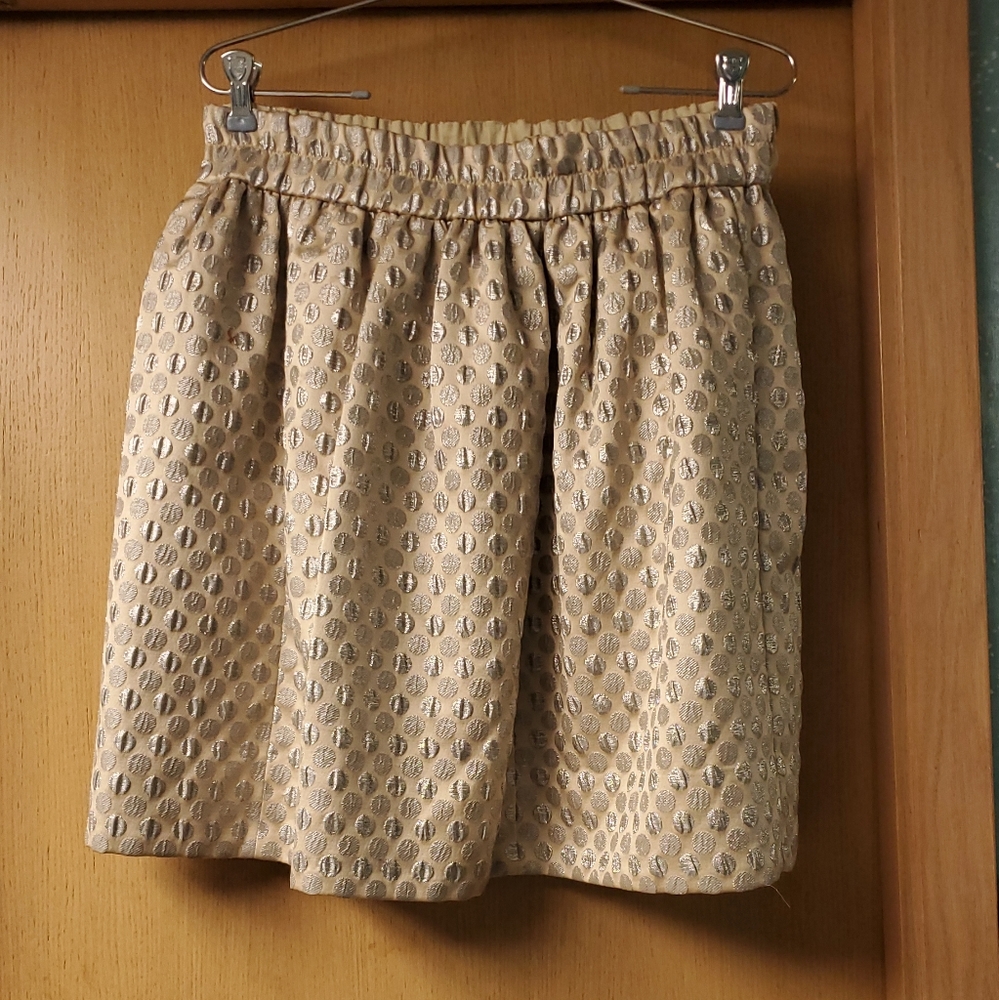 Marc Jacobs Romy Metallic Jacquard Skirt View 3